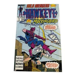 Solo Avengers‎ Starring Hawkeye & Mockingbird #15 Marvel Comic Book 1989